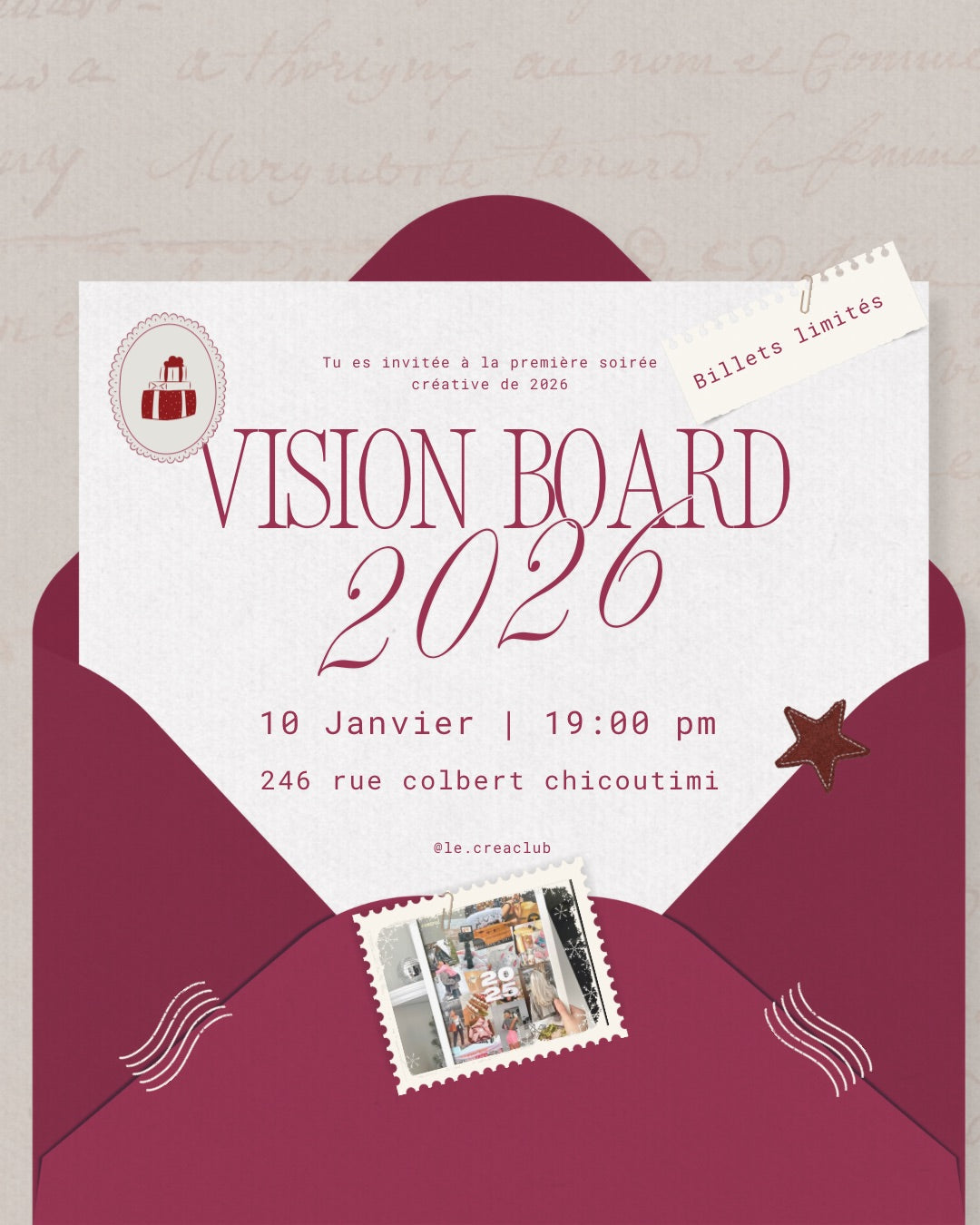 Soirée créative | Vision Board 2026
