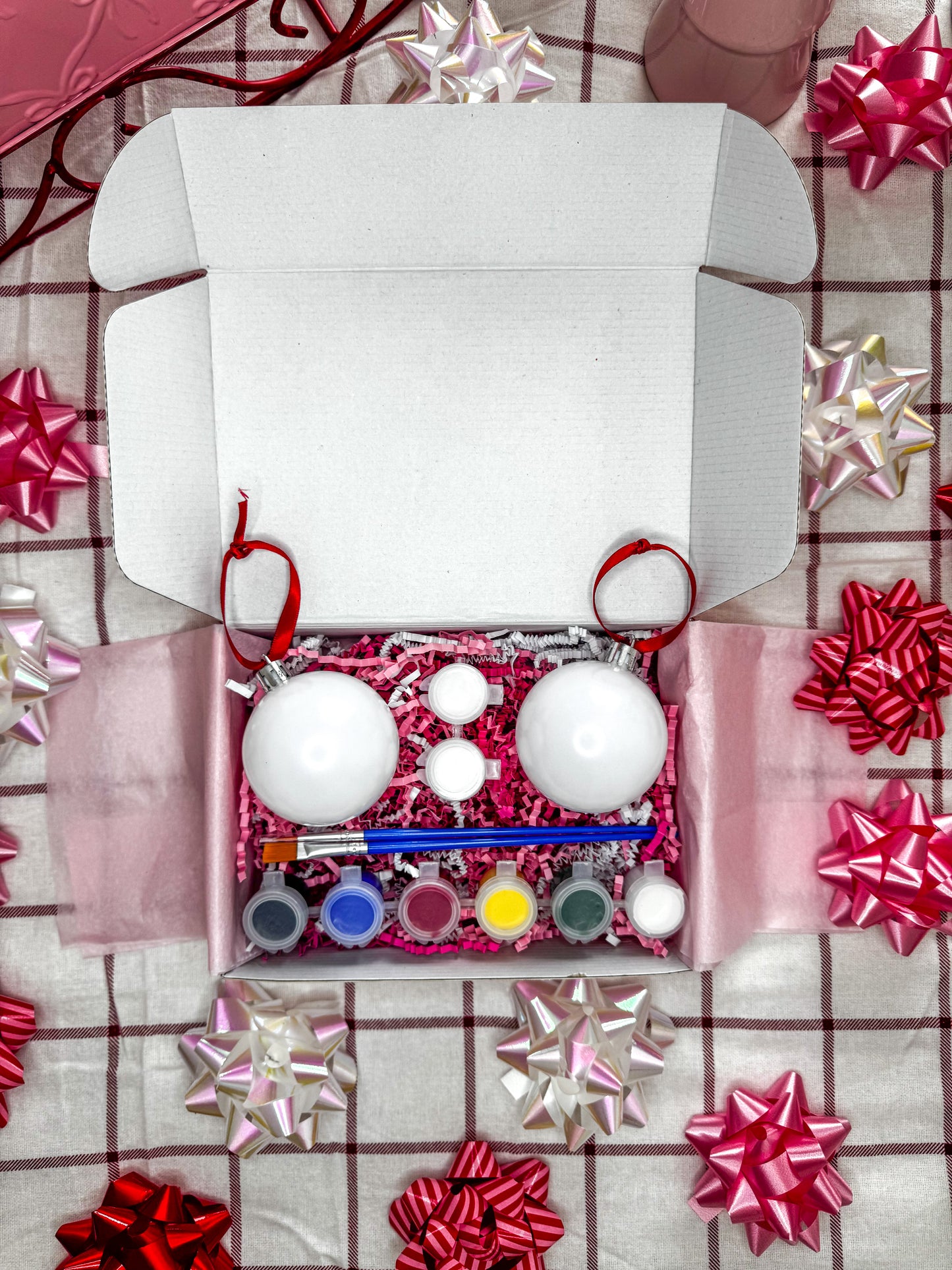 Ornements à Peindre - Boite créative de Décembre