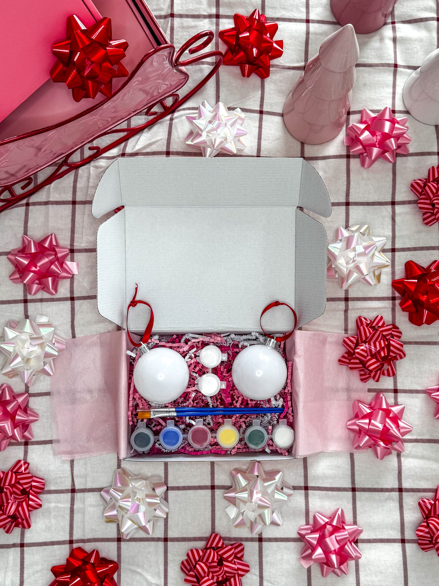 Ornements à Peindre - Boite créative de Décembre