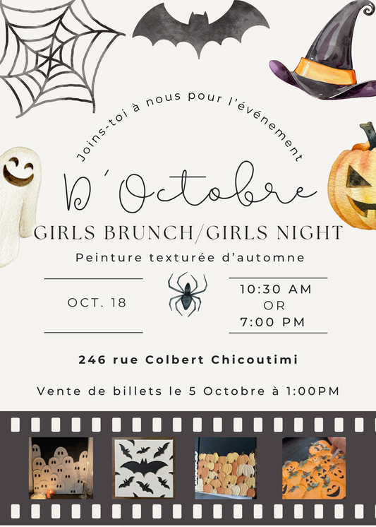 Soirée Créative Octobre | Peinture Texturée D’Automne