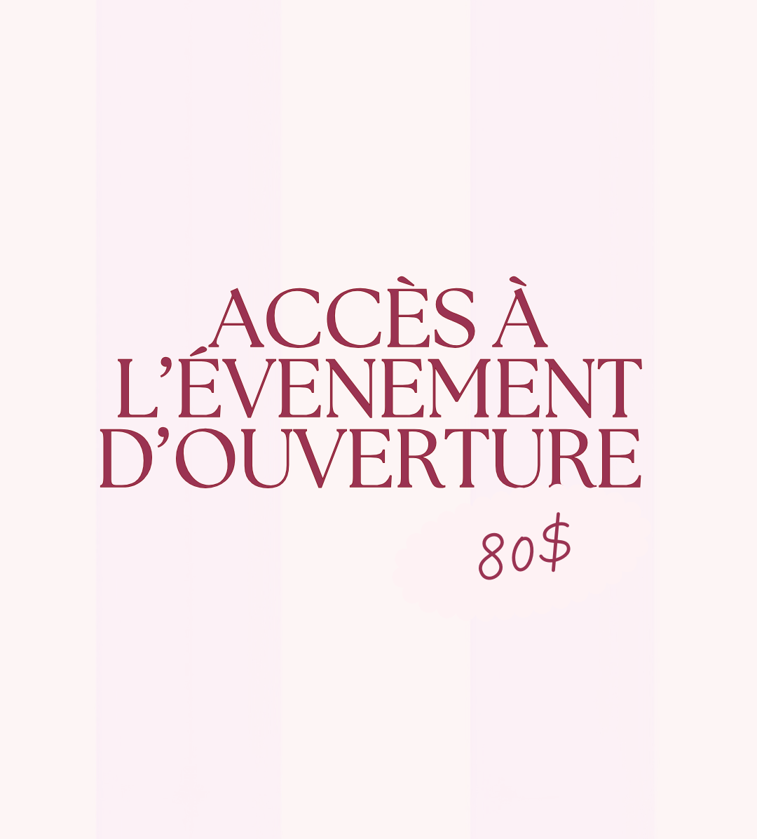 Participation à la soirée Pré-ouverture